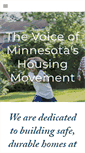 Mobile Screenshot of housingfirstmn.org
